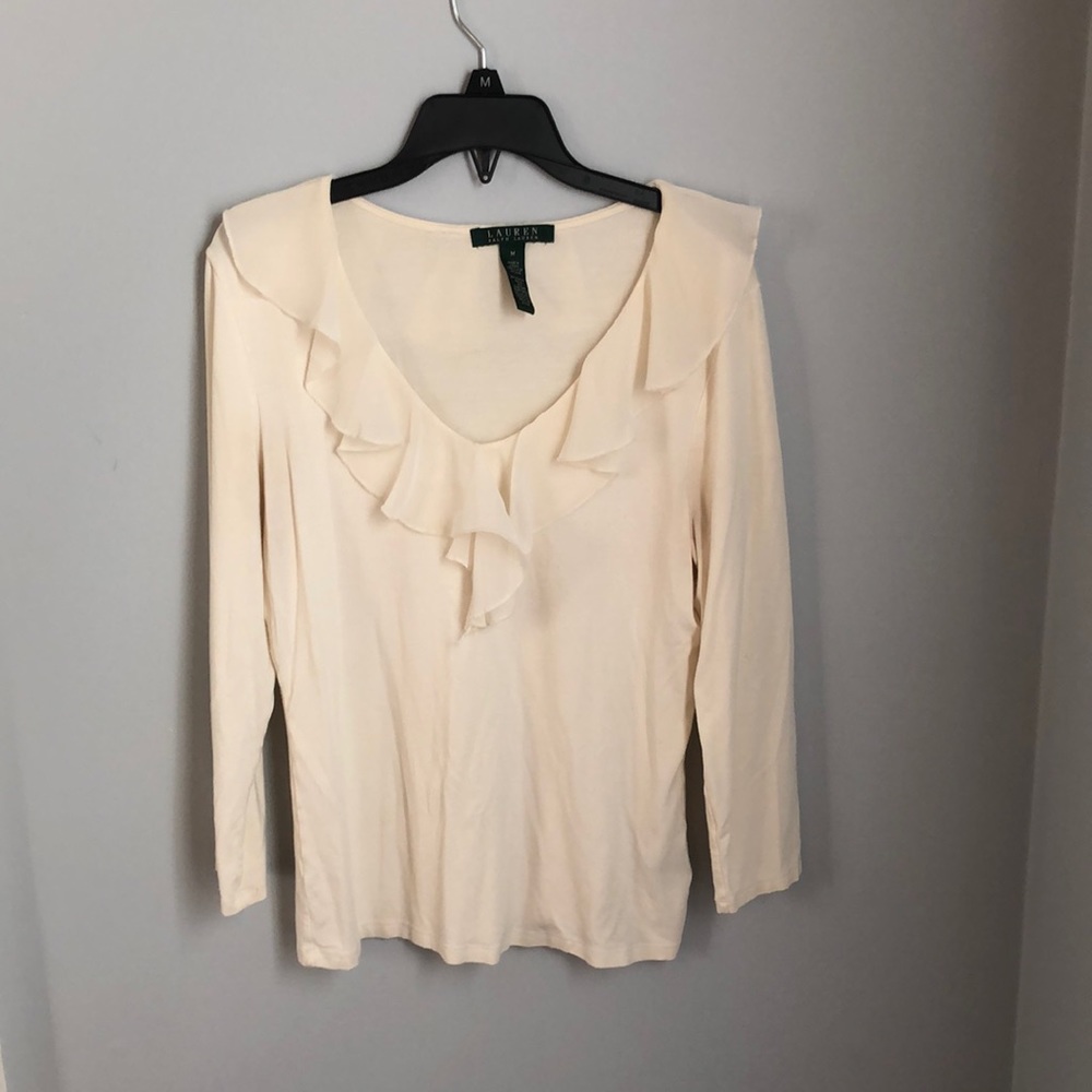 Ralph Lauren 3/4 sleeve blouse